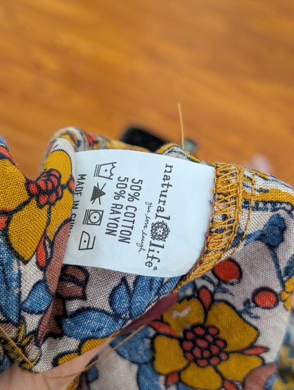 Natural Life NWT Floral Boho Blouse & Maxi Skirt Matching Set - Picture 3 of 10